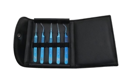 Aven 18800BTK - Kit De Pinzas Blu-Tek Con Estuche De Almacenamiento