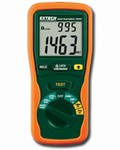 Extech 380260 - Megaohmetro digital de determinación automática del intervalo Comprobador digital de 1000 V con pantalla retroiluminada doble grande