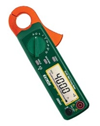 Extech 380941-NIST - Minipinza amperimétrica de CA/CC de 200 A Pinza miniatura de alta resolución con voltaje, frecuencia y resistencia, incluye certificado NIST.