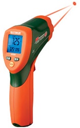 Extech 42509-NIST - Termometro con Doble Láser IR con alerta de color