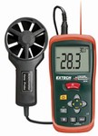 Extech AN200 - Anemómetro CFM/CMM con Termómetro Infrarrojo de No-Contacto Integrado. Rango de Medición de Velocidad del Aire de 0.40 a 30.00 m/s, Rango de Medición de Temperatura de -50 a 260°C (-58 a 500°F), Relación Distancia a Tamaño del Punto de 8:1.