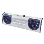 TransformingTechnologies BFN802 - Ionzador superior de dos ventiladores con luz de trabajo LED