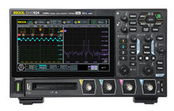 Rigol DHO914, Osciloscopio Digital 4 Canales, 125MHz, resolucion de 12 bits, 1.25 GSa/s de muestreo, 50Mpts