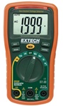 Extech EX320-NIST - Mini Multimetro de 8 funciones con detector de voltaje sin contacto integrado y Certificado NIST