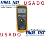 Fluke 27 II, (USADO)Multímetro Digital Robusto, Hasta 1000 V AC/DC y Hasta 10 A (20 A por 30 segundos), Clasificación IP 67, Opera en Rango de -15°C to +55°C y a 95% de Humedad