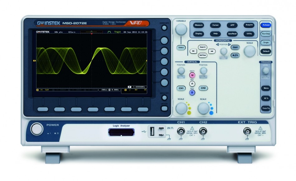 Osciloscopio Digital de doble canal, generador de señal de entrada