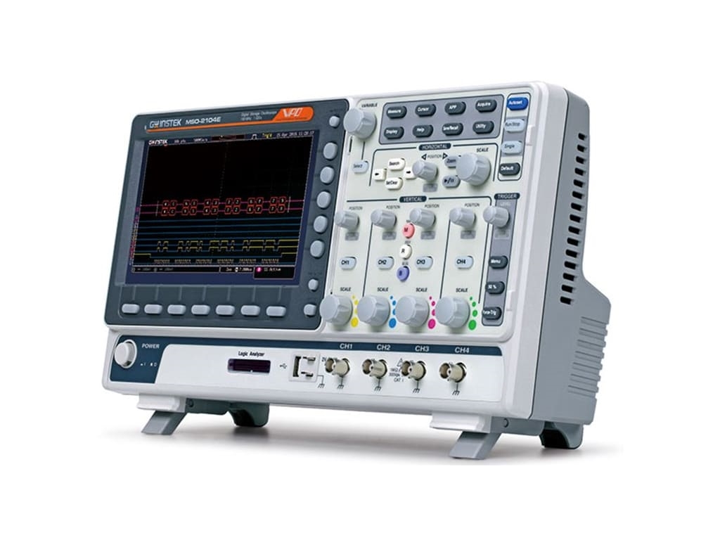 GW Instek MSO-2202EA - Osciloscopio digital de señales mixtas