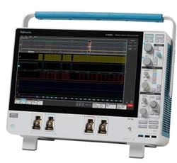 Tektronix MSO46 Osciloscopio de Dominio Mixto, 6 canales Flex, 31.25M de memoria, mas de 500,000 formas de onda por segundo de velocidad de captura, configurable en ancho de banda y canales digitales, pantalla sensible al tacto, 12 bits de ADC