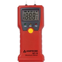 Amprobe MT-10 - Medidor de Humedad (Higrómetro para materiales) de 0.3% a 60%