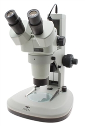 Aven SPZH135-506 - Microscopio Con Zoom Estéreo SPZH-135 [21x-135x] En Soporte De Riel Con LED Superior E Inferior