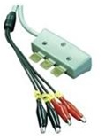 B&K Precision TL885B - Cables de Prueba Kelvin, 4 Hilos para los Medidores LCR/ESR Modelos 885 y 886, Cumplimiento con RoHS.